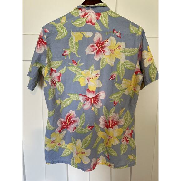 Vintage Marc Daniels Men's Large Hawaiian Shirt Short Sleeve Single Stitch - Picture 2 of 10
